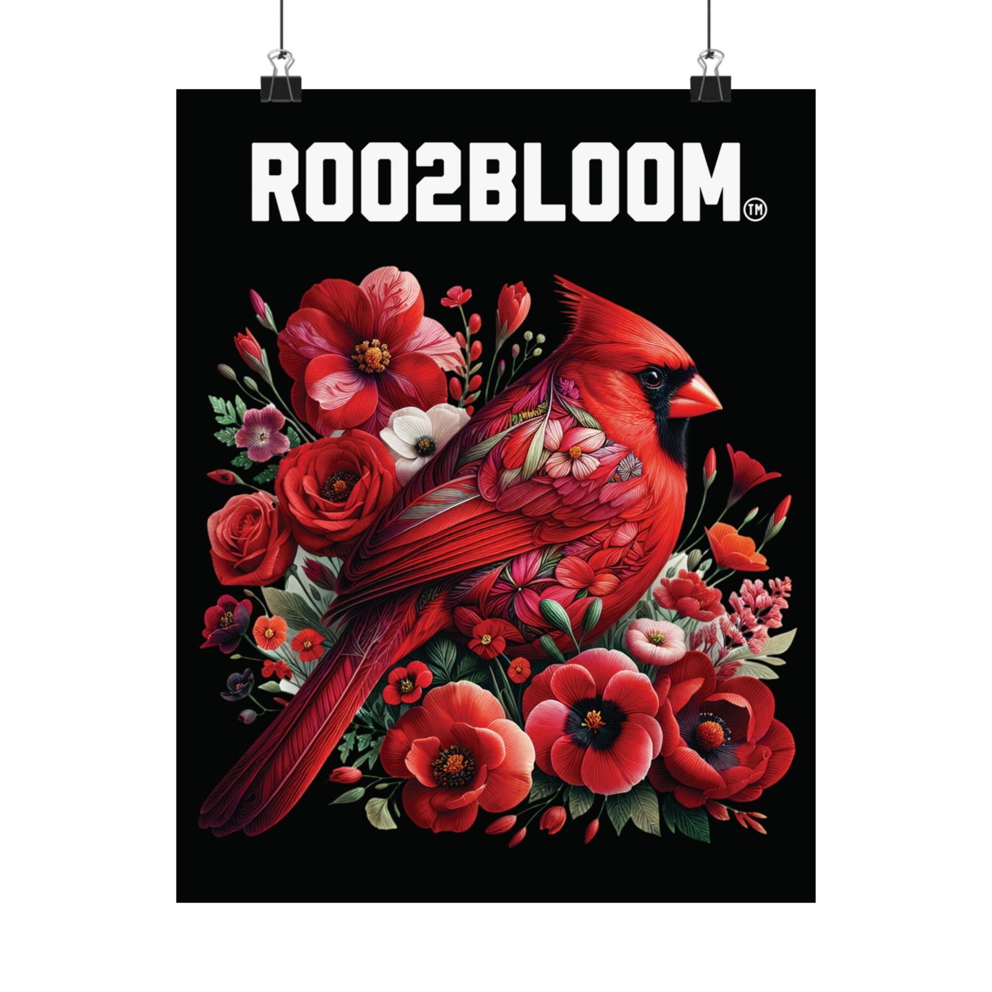 Cardinal of Encourgement Matte Poster