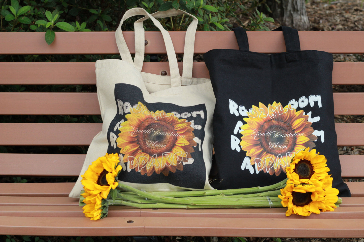 Sunflower of Warmth Cotton Canvas Tote Bag