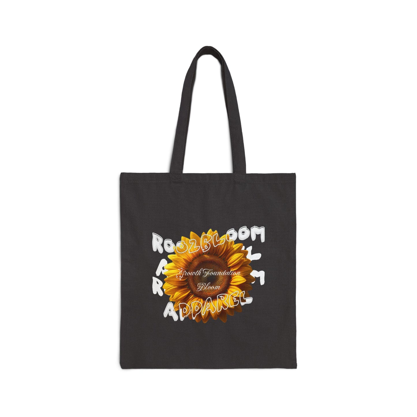 Sunflower of Warmth Cotton Canvas Tote Bag
