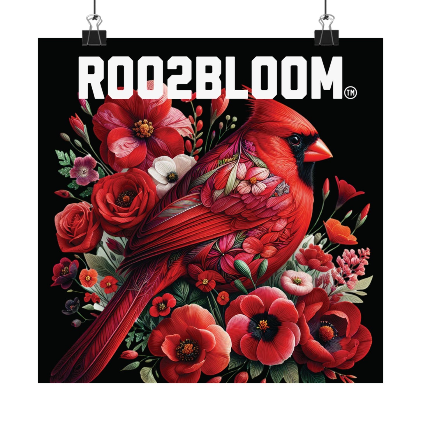 Cardinal of Encourgement Matte Poster