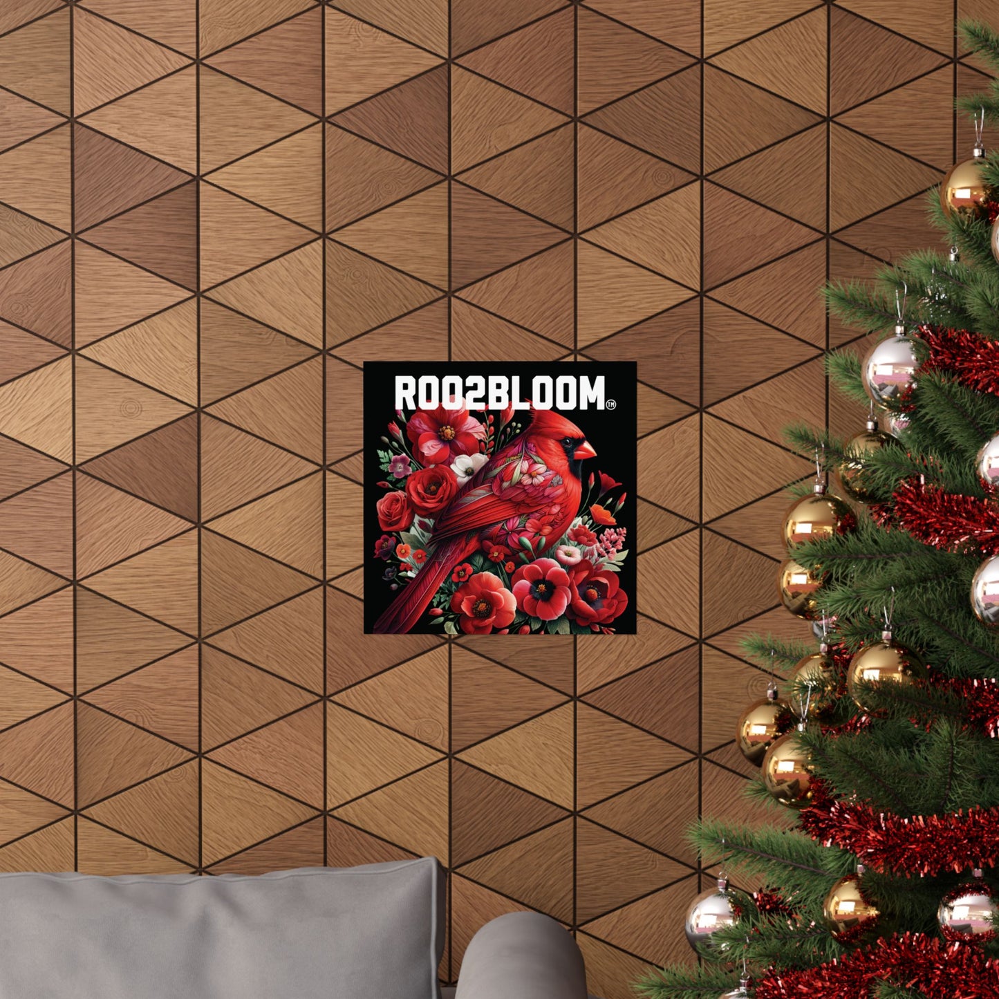 Cardinal of Encourgement Matte Poster