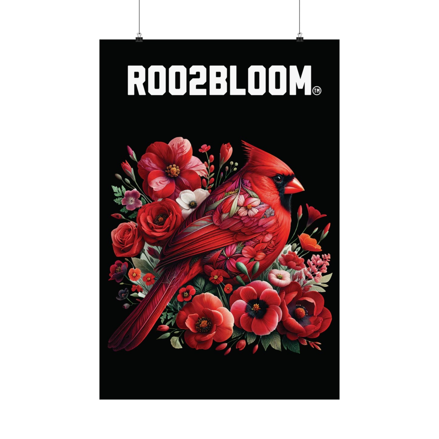 Cardinal of Encourgement Matte Poster