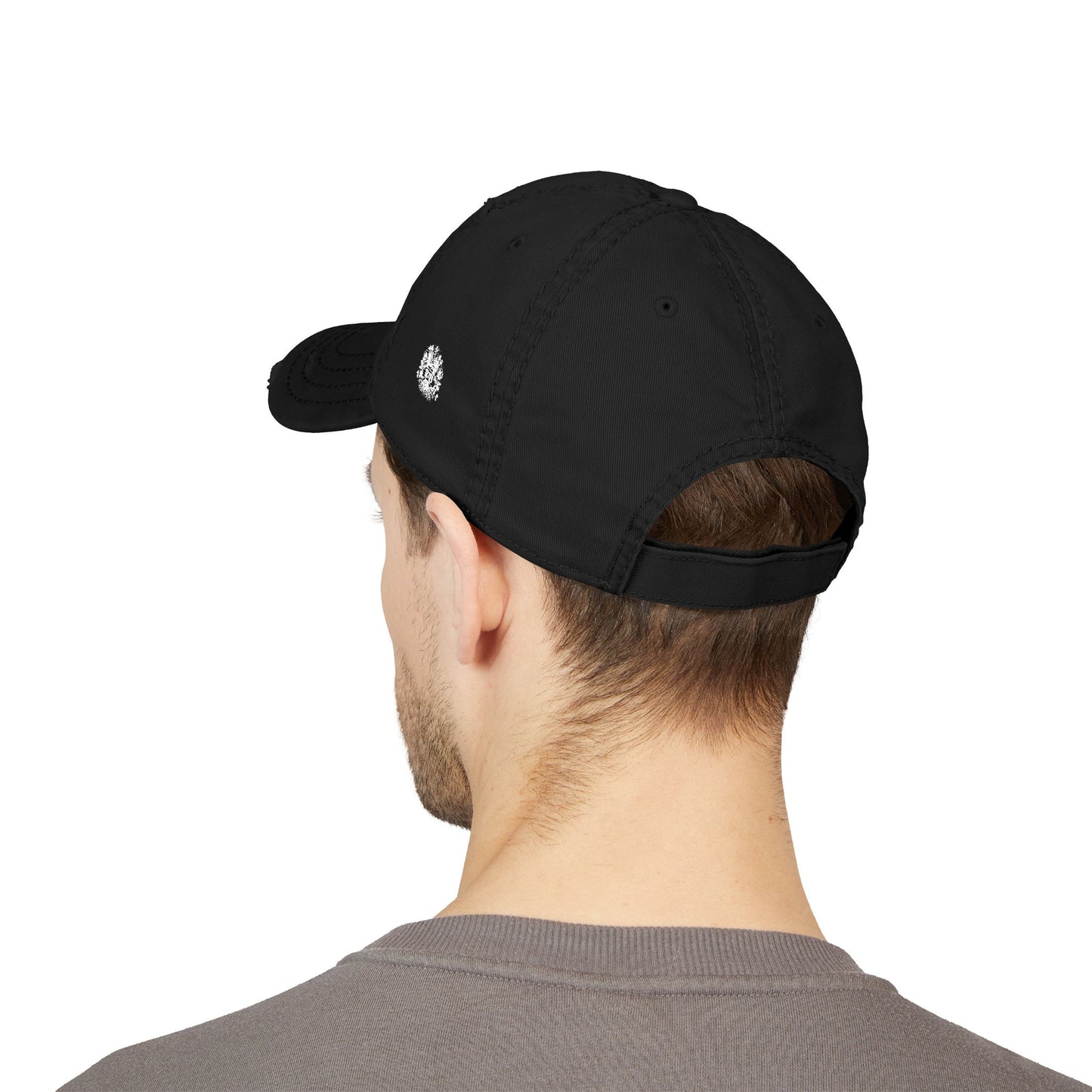 ROO2BLOOM Embroidered Distressed Hat