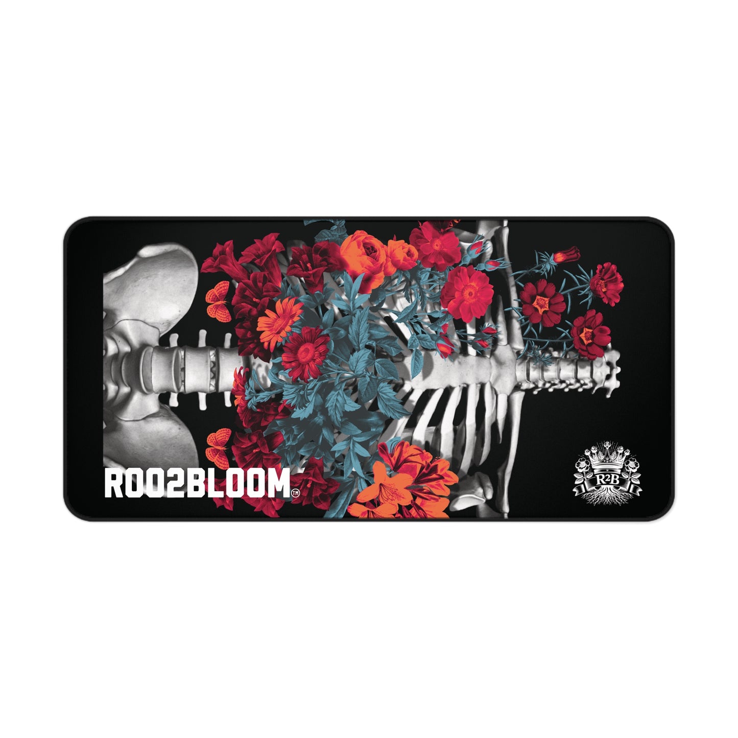 Bloomed from Bone Desk Mat