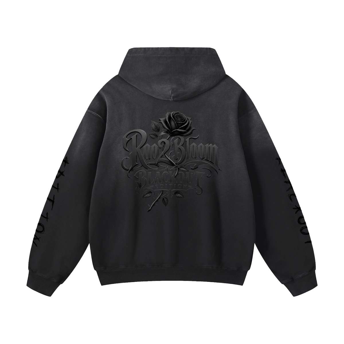 BLACKOUT Heavyweight Sunfade Oversized Hoodie