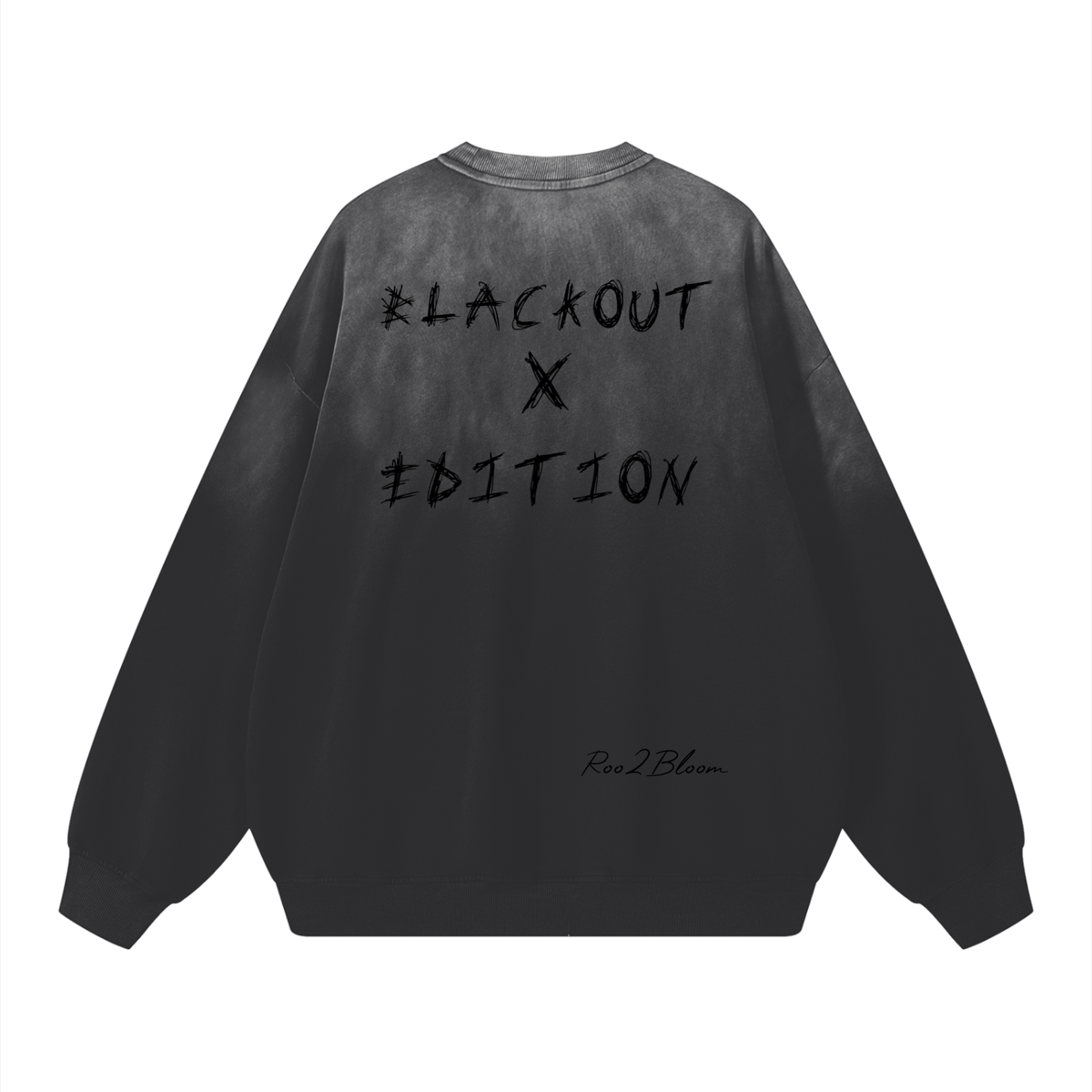 BLACKOUT Sunfade Drop-Shoulder Cotton Sweatshirt