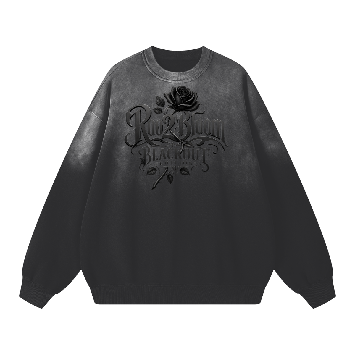 BLACKOUT Sunfade Drop-Shoulder Cotton Sweatshirt