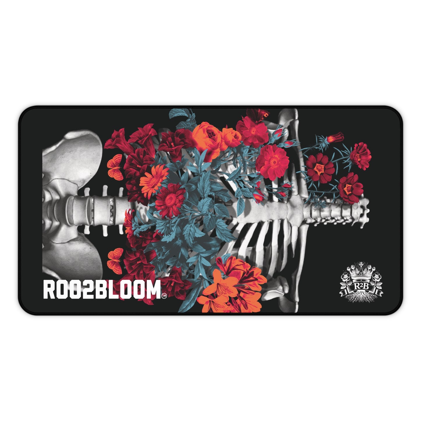 Bloomed from Bone Desk Mat