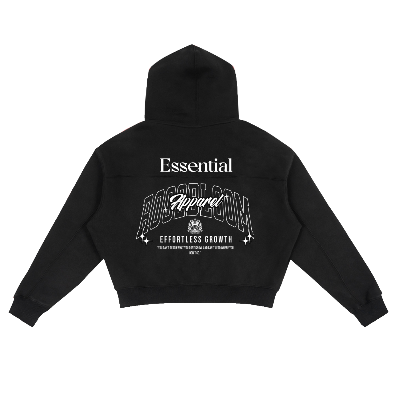 Essential Effortless Growth Fleece Zip-Up Boxy Hoodie