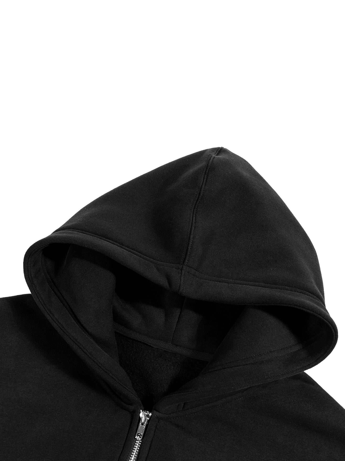 Essential Effortless Growth Fleece Zip-Up Boxy Hoodie
